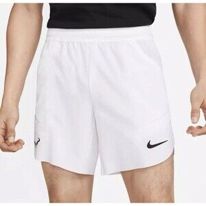 Nike Court Dri-FIT ADV 7" Tennis Shorts white DV2881-100 standard Men's XL NEW
